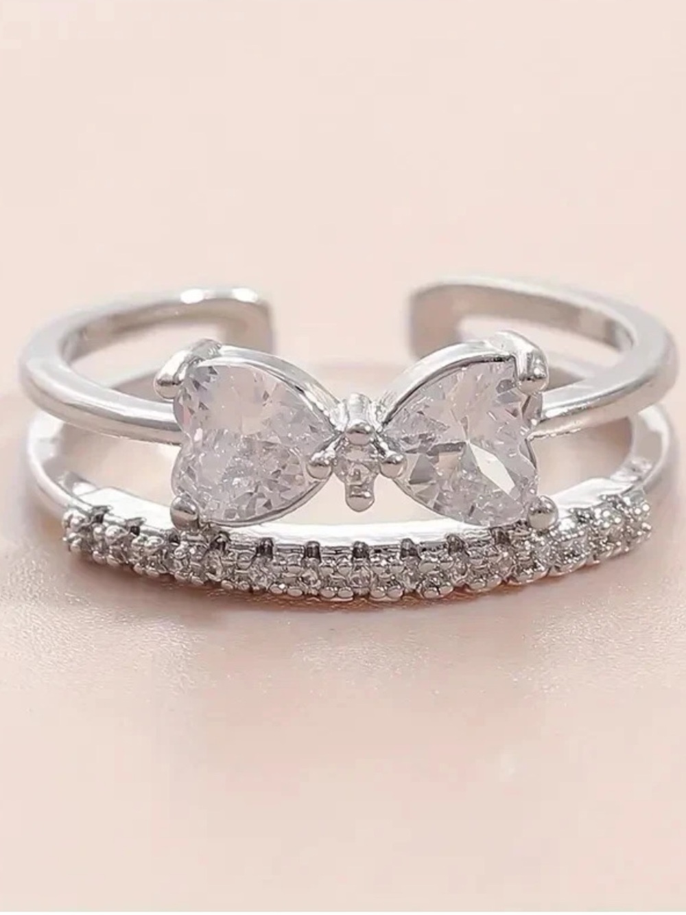 Elegant Adjustable Ring with Velvet Box - Picture 9 of 10